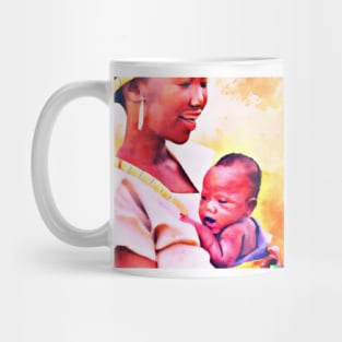 A mother and her baby Mug